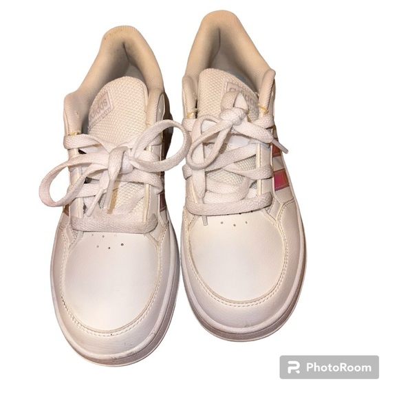 Adidas Breaknet youth size 4 court Shoes Sneakers - Picture 2 of 5